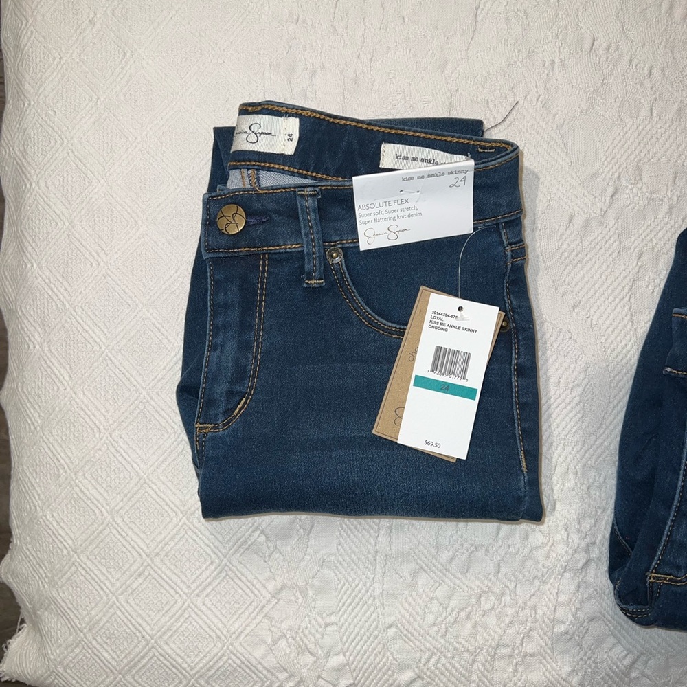 Jessica Simpson jeans NEW stretch high waist 24 28 - Picture 5 of 15